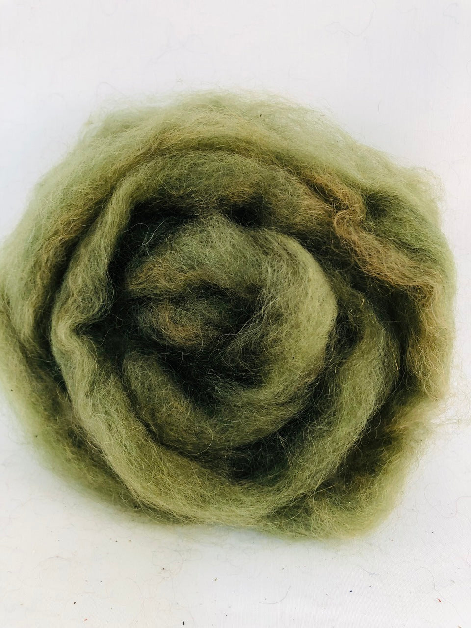 Roving - 60/40 - 250g - Willow Green